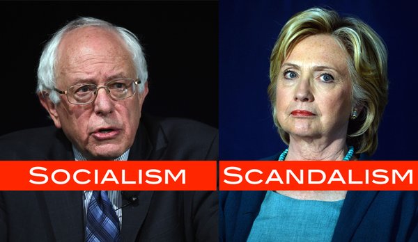 Democrat Choice 2016 Socialism VS Scandalism