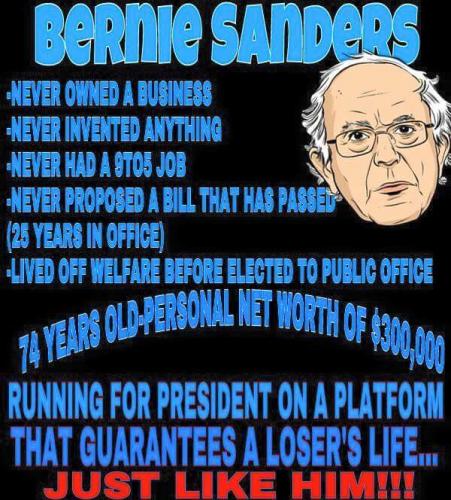 Bernie Sanders Personal Record