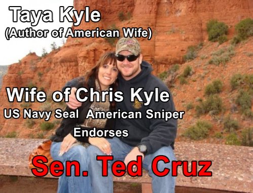 Tayla Kyle Chris Kyles Wife American Sniper Endorses Ted Cruz