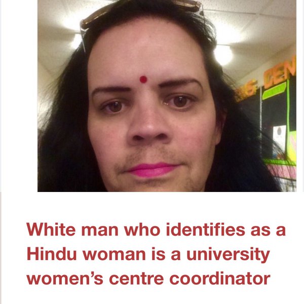 white hindu man