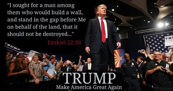 A bible verse being referenced to Trump Ezekiel 22-30