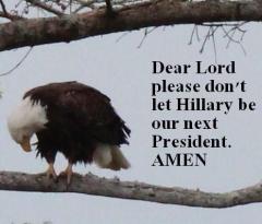 Prayer for Hillary not to be our next president