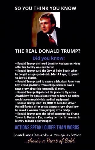 Do you know the real Donald Trump