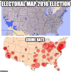 electoral map vs crime rate