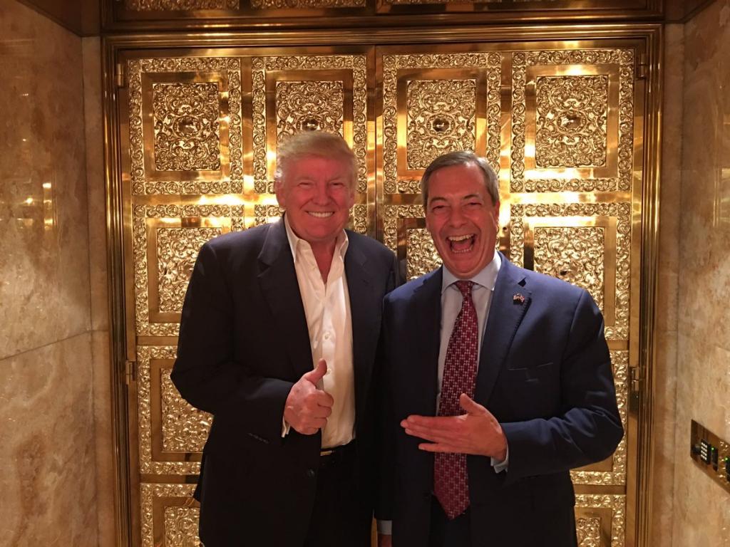 Donald Trump and Nigel Farage