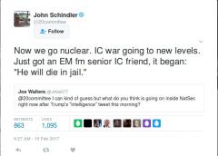 John Schindler Former NSA employee Tweet about IC war against Trump