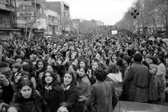 1979 anti-hijab rally in Tehran, Iran