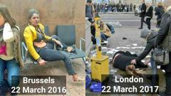 March 22 2016 Brussels and 2017 London Terrorist attacks
