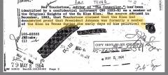 From the Kennedy assasination investigation files