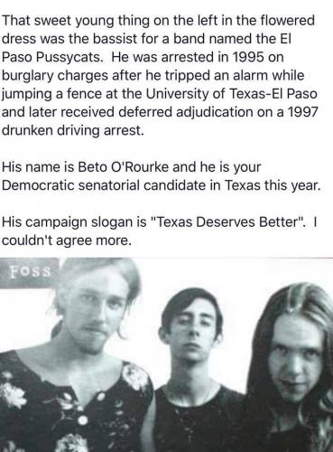 Who is Beto O&#039;Rourke LOSER Vote Ted Cruz