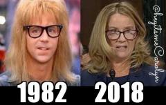 Christine Blasey Ford 1982 and now