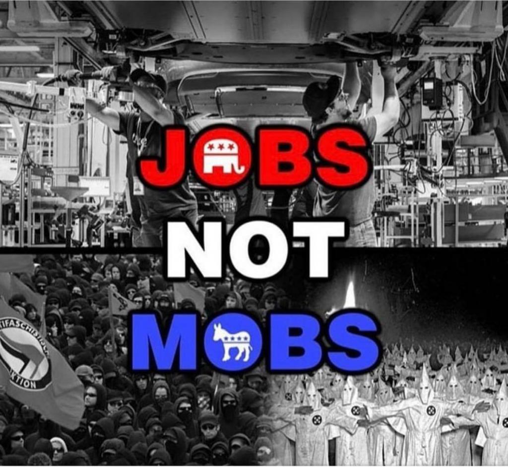 Vote for Jobs not Mobs