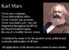 Karl Marx responsible for millions of deaths