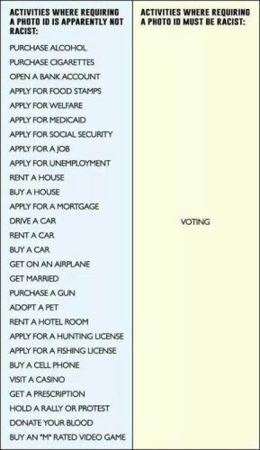 Is a voter photo ID racist or not