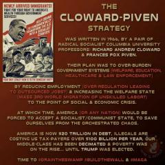 CLOWARD PIVEN Another reason why THE COMMUNIST GLOBALISTS had to get rid of Trump