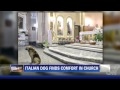 Italian dog finds God, frequents church