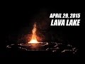 Explosive Spattering As Volcano Lava Lake Spills Over
