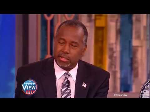 Whoopi Goldberg Questions Dr. Ben Carson on Women&#039;s Issues | The View