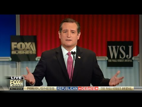 * Ted Cruz Cremates Jeb Bush&#039;s Pro-Amnesty Stand * Fox Business Debate * 11/10/15 *