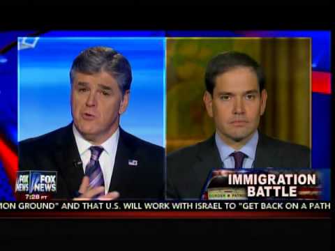 Rubio discussing Immigration with Hannity Nov 5th 2015