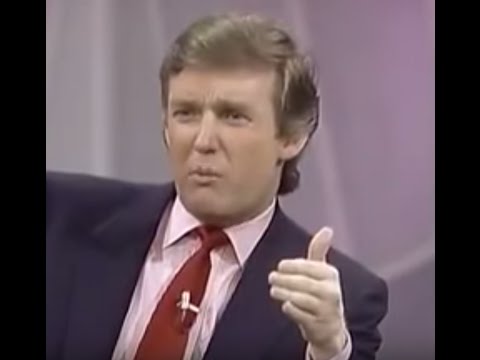 Donald Trump 1988 on Oprah Show - Being President of the United States 27 years ago!