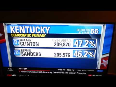 Nearly 5K Sanders KY Votes Scrubbed Live On CNN