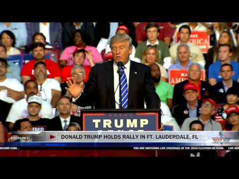 Full Speech: Donald Trump Holds Rally in Ft. Lauderdale, FL 8/10/16