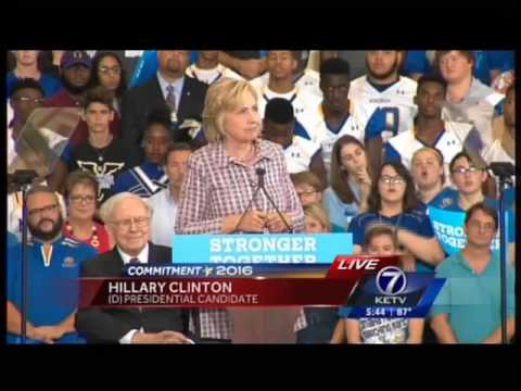 Hillary Clinton says RAISE TAXES ON THE MIDDLE CLASS! Crowd cheers!?  8-1-2016