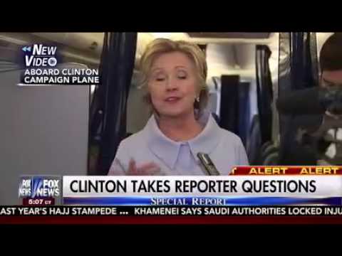 Hillary Clinton&#039;s 2nd Coughing Fit Ends Press Gaggle on Plane