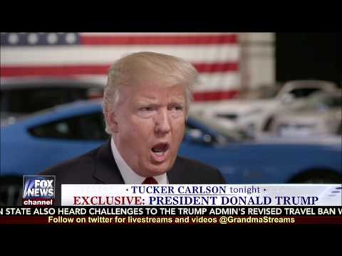 [FULL] President Donald J. Trump Interview with Tucker Carlson - March 15 2017 - 1/2 - No Breaks