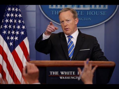 Sean spicer holds White House press briefing amid new Russia allegations