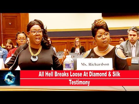 Watch Diamond &amp; Silk Testify Before Congress And All Hell Breaks Loose(VIDEO)!!!