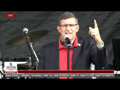 General Michael Flynn and Family Speak at Jericho March in DC 12/12/20